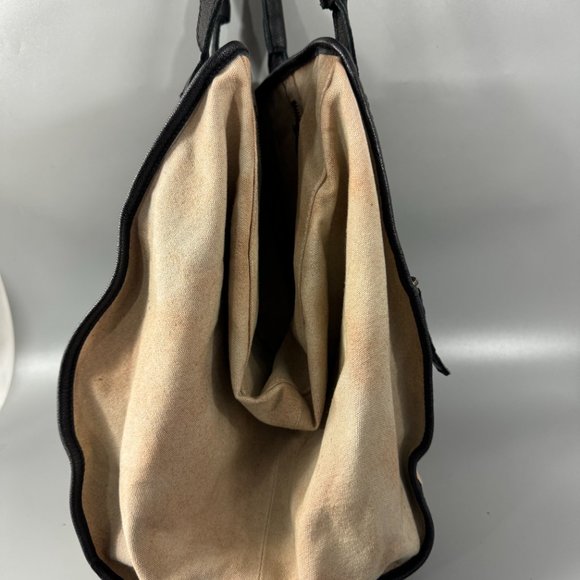 Free People Ryman Distressed Tote Studded Expendable Zipper Center - Picture 6 of 16